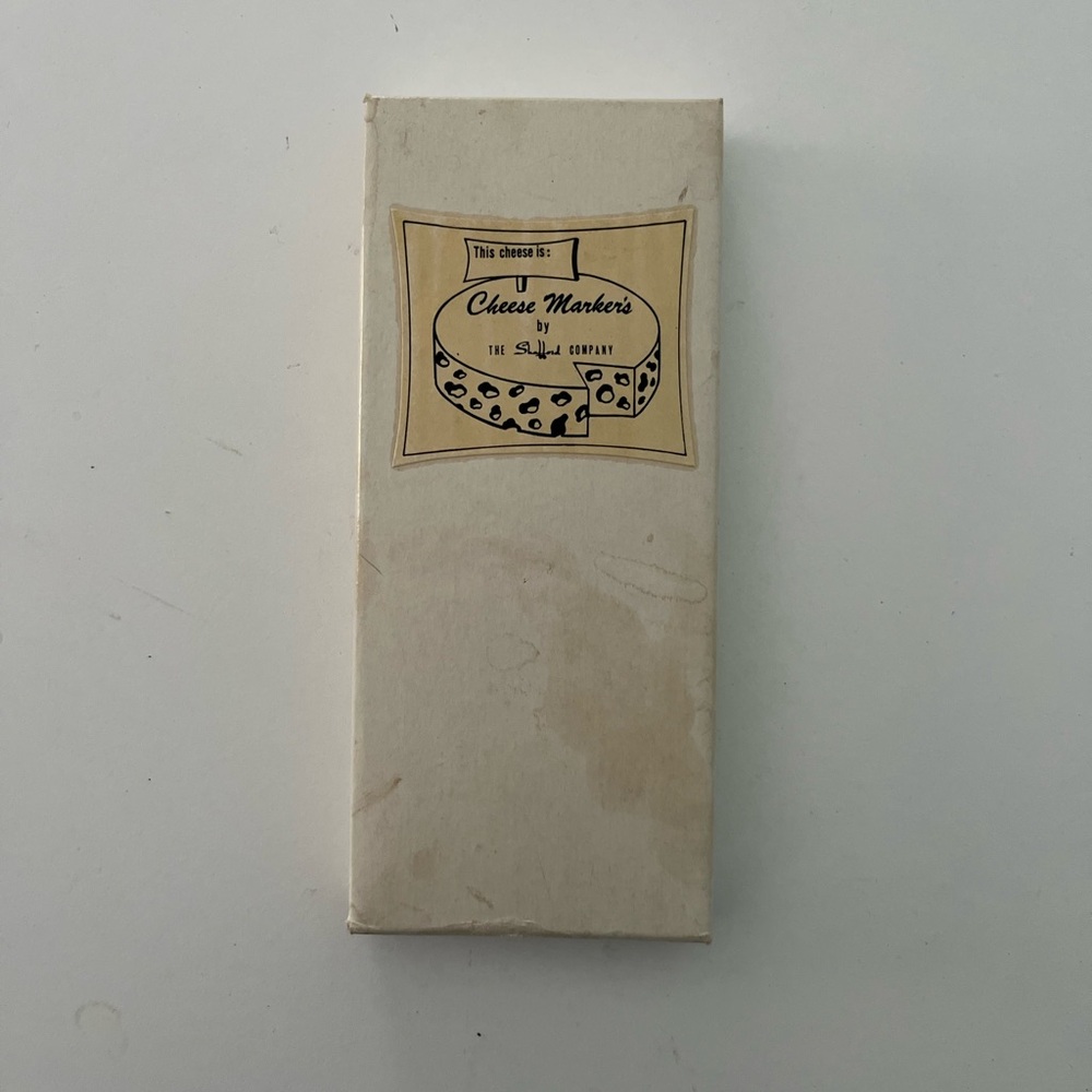 Vintage Cheese Markers Set